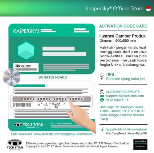 Jual Kaspersky Antivirus Resmi Original Garansi dan Murah di Palembang
