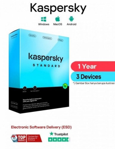 Jual Kaspersky Standard Original Garansi Resmi dan Murah di Bandung