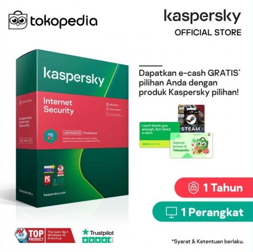 Jual Kaspersky Internet Security Original Murah di Tangerang